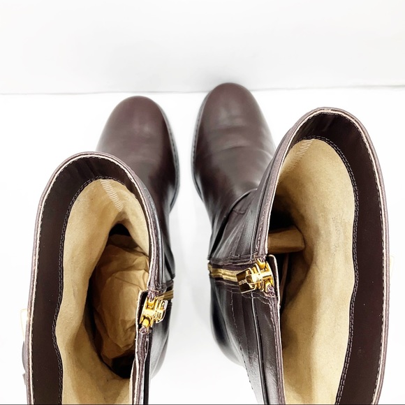 {Michael Kors} Gansevoort Leather Mid-Calf Boot' - Picture 13 of 16